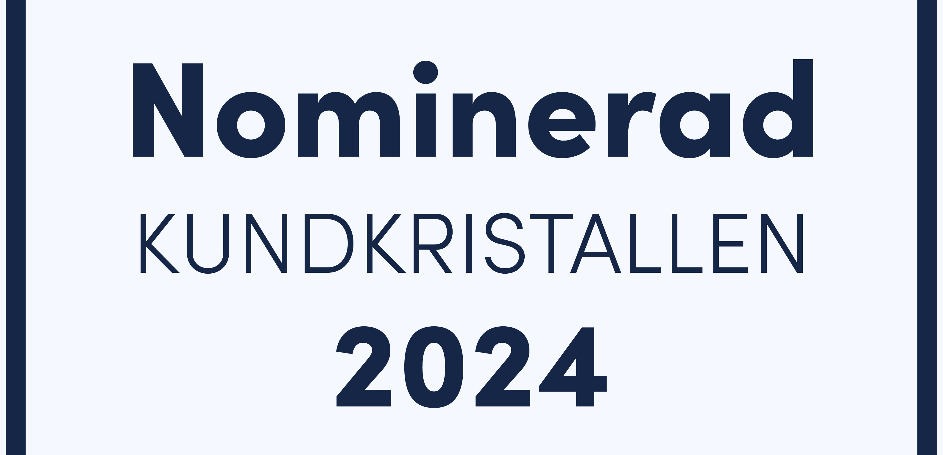 Nominerad Kundkristallen 2024