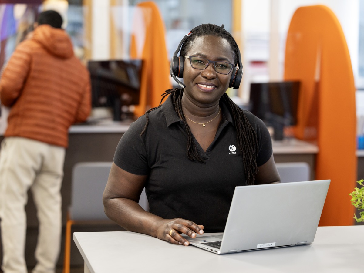 Kfast medarbetare på Kundcenter